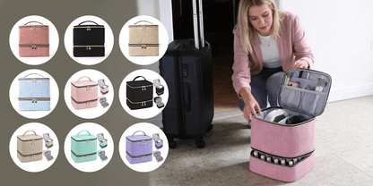 PolishPro – Deluxe Double‑Layer Nail Organizer Case – image 5