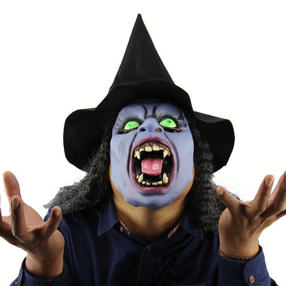 SafeFit – Lightweight & Breathable Mask Headgear – Purple Face witch