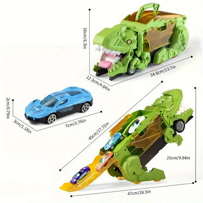 RaptorRace – Dino Car Swallowing Truck Set – image 9