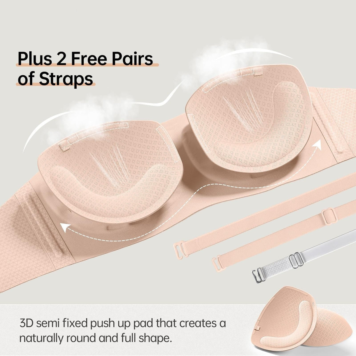 VelvetHold – Non-Slip Strapless Bra – image 7