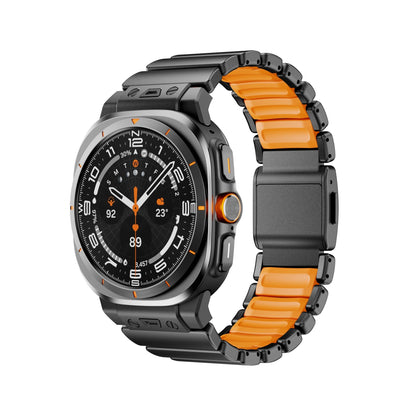 UltraWave - Magnetic Titanium Band – Black Orange / Galaxy Ultra 47mm / 1-Pack
