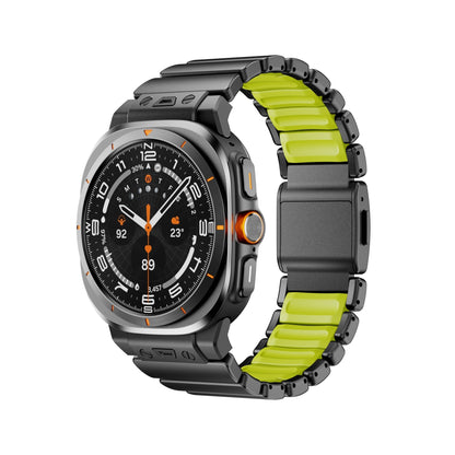 UltraWave - Magnetic Titanium Band – Black Neon Green / Galaxy Ultra 47mm / 1-Pack