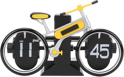 CycleTime - Vintage Bicycle Flip Clock – Yellow
