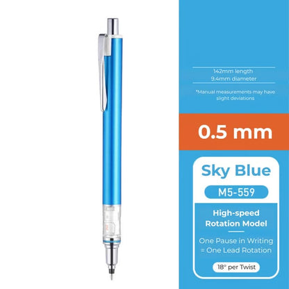 WritePro – Advance Mechanical Pencil M5-559, 0.3 mm – 0.7 mm – Sky Blue 0.5 mm
