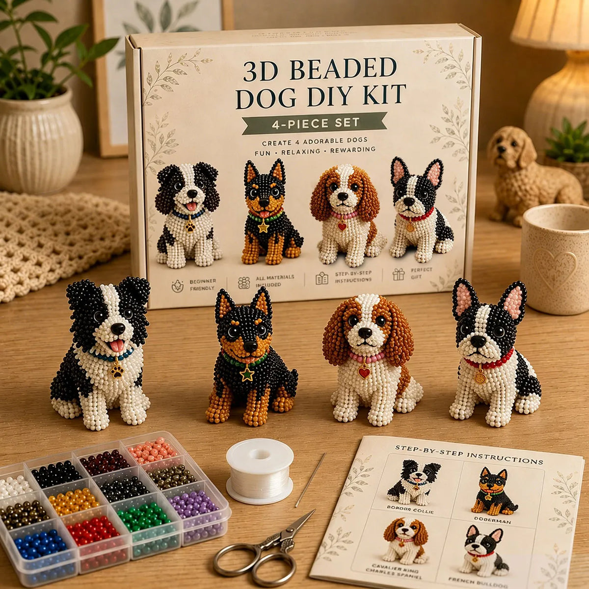PawCraft – 3D Beaded Pet DIY Kit – Dog Style 2