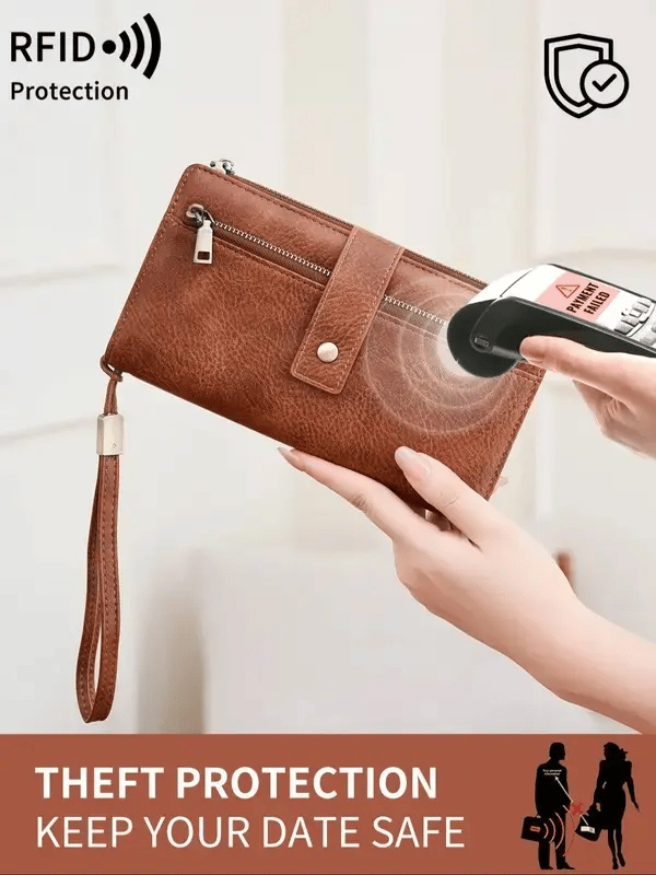 LunaVault – RFID Blocking Elegant Long Wallet – image 8