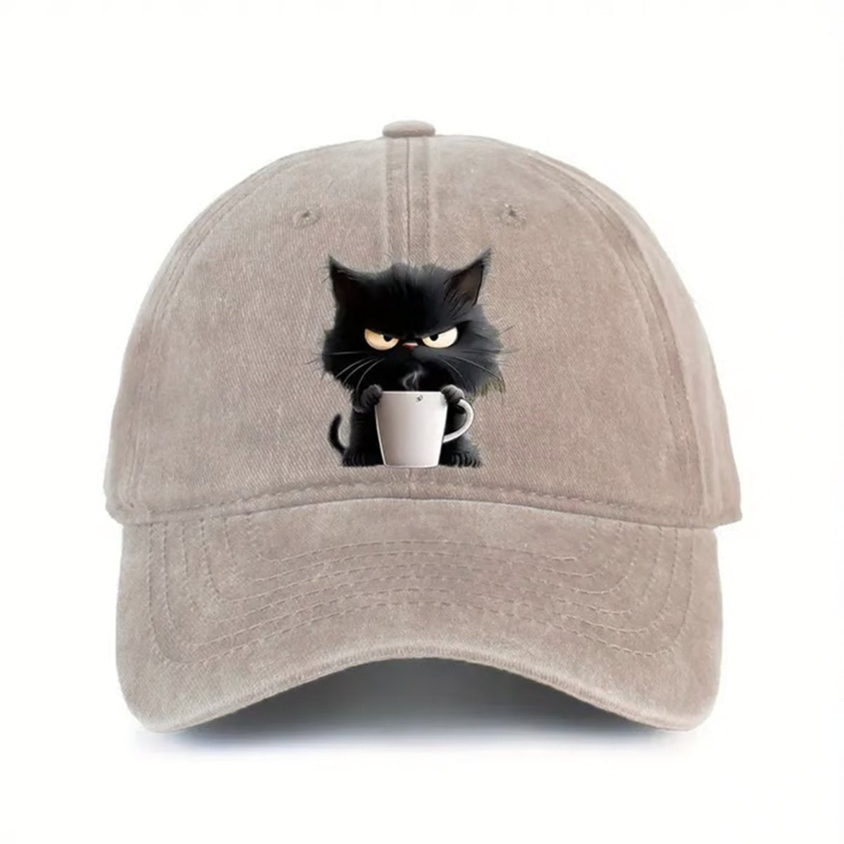 PurrStyle – Fashionable Cat Hat Edition – Khaki