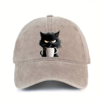 PurrStyle – Fashionable Cat Hat Edition – Khaki