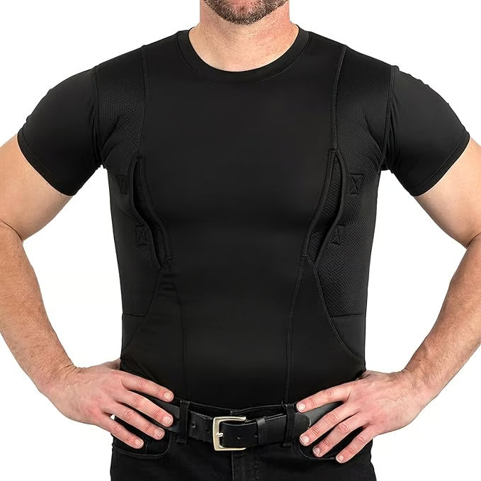StealthCore – Hidden Carry Tactical T-Shirt – Black / S