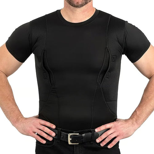 StealthCore – Hidden Carry Tactical T-Shirt – Black / S