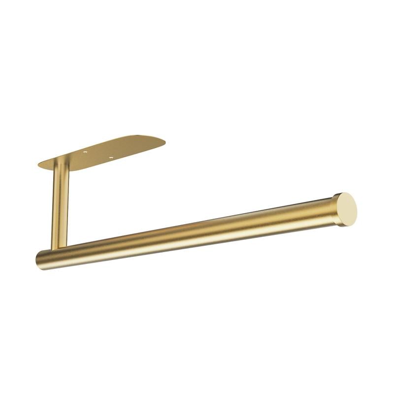 PureSteel – Elegant Wall Roll Holder – Gold / Buy 1