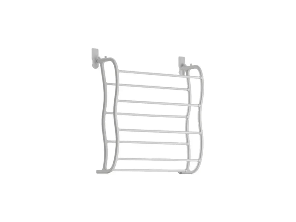 HomeStack – Vertical Space Saving Shoe Storage Rack – White / 4-Tier