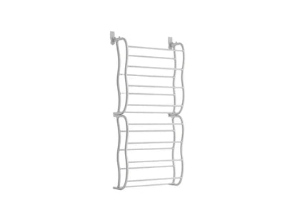 HomeStack – Vertical Space Saving Shoe Storage Rack – White / 8-Tier
