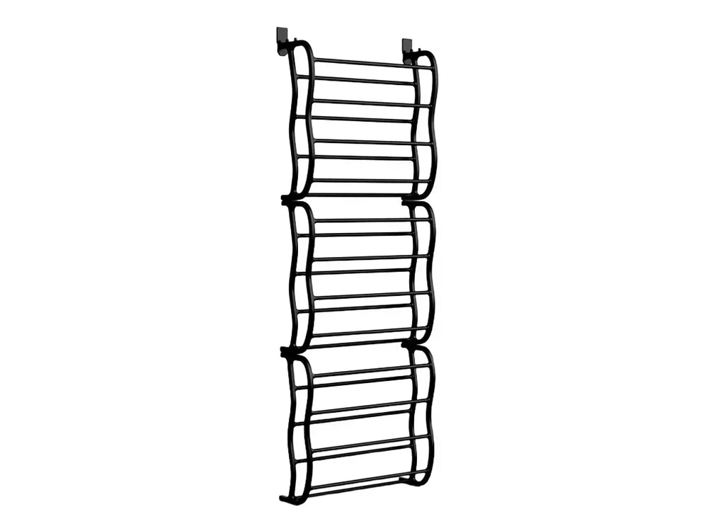 HomeStack – Vertical Space Saving Shoe Storage Rack – Black / 12-Tier