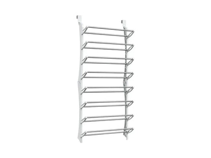 HomeStack – Vertical Space Saving Shoe Storage Rack – White (New) / 8-Tier