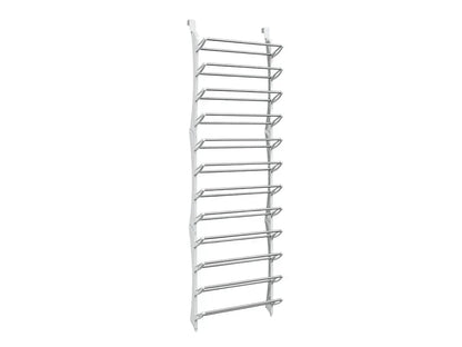 HomeStack – Vertical Space Saving Shoe Storage Rack – White (New) / 12-Tier