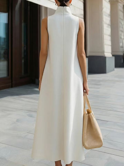 LinenBloom – Sleeveless Casual Cotton Linen Dress – image 7