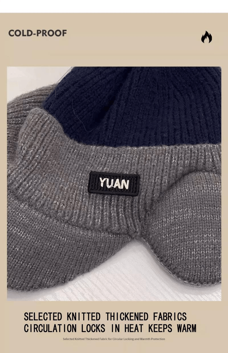 FrostGuard – Winter Knitted Earflap Hat for Men – image 2