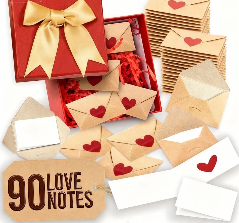 TinyTales – Blank Card Mini Envelope Collection – 90 sets+Gift Box
