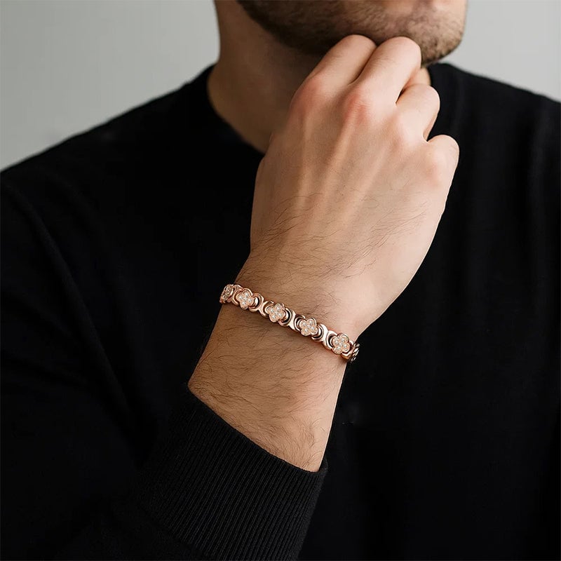 BloomGrace – Flower Copper Bracelet Elegant Style – image 4