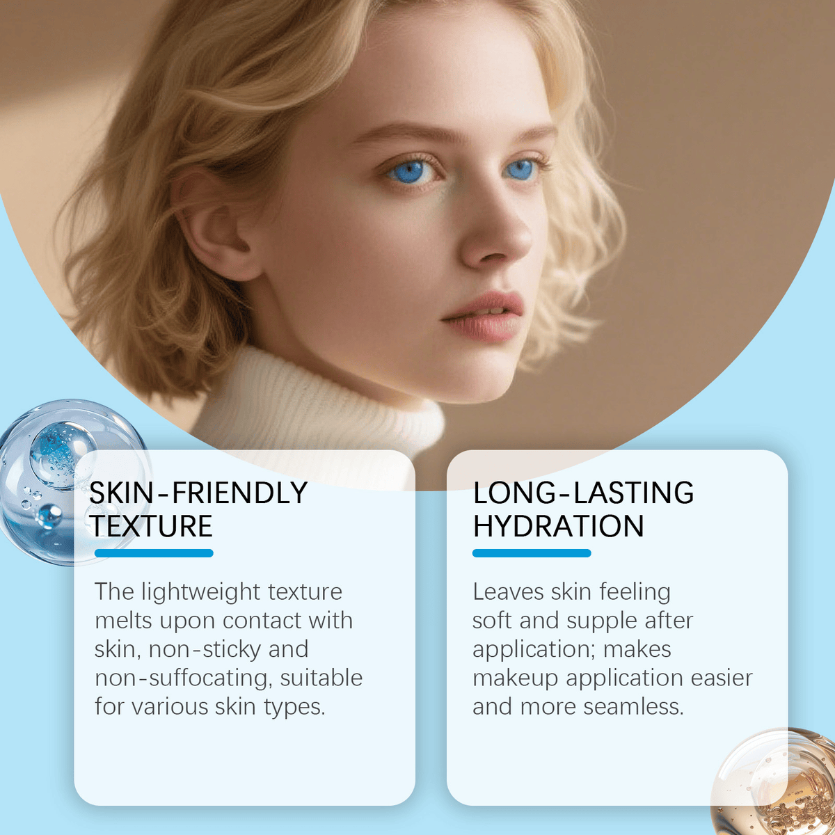 Polypeptide Collagen Elastic Essence Cream Moisturizing Hydrating Firming Low Irritating Serum – image 4