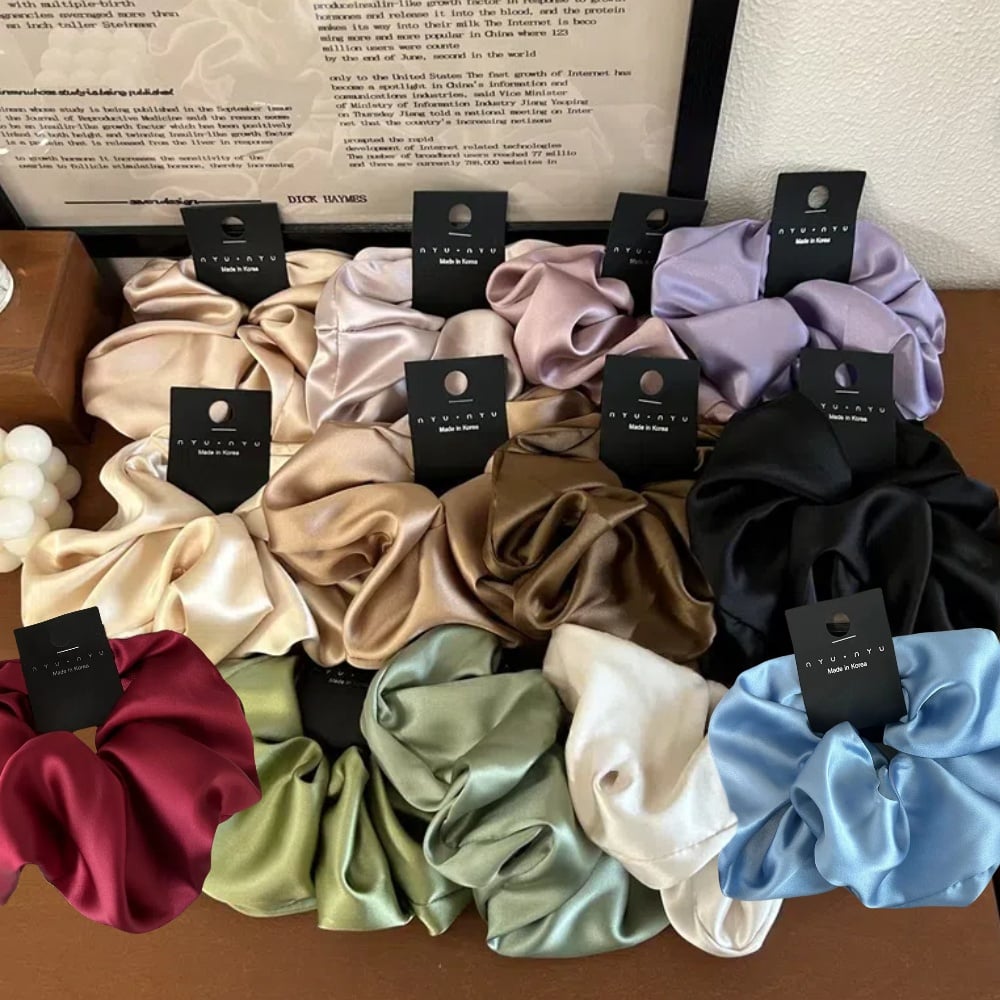 Trendelle – Chic Summer Duckbill Hair Clip – 13 Color Hair Tie Set