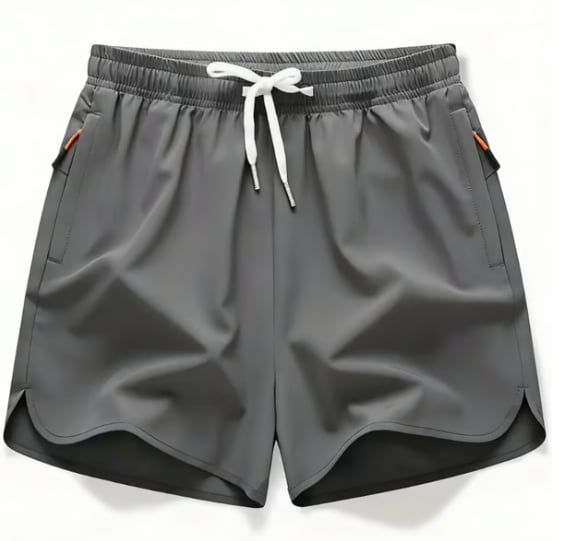 FlexCore - Men's Quick-Dry Running Shorts – Gray / S