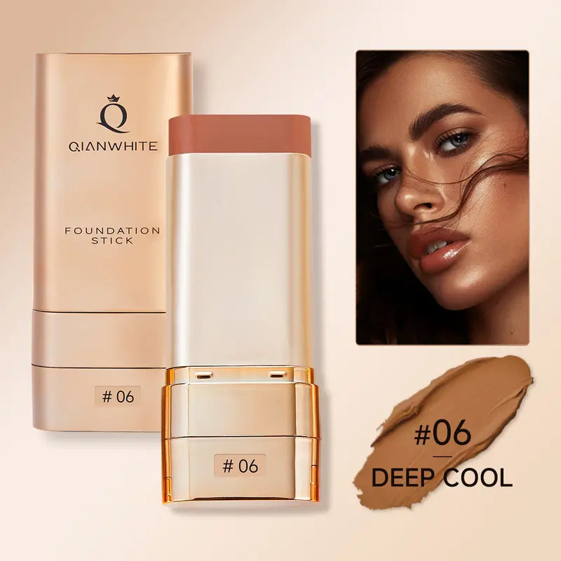 AuraFace – Luminous Dual-Ended Foundation Stick – #06 Deep Cool / #01 Ivory
