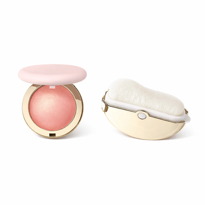 DewLuxe - Cheek Dewlight Highlighting Blush – Pink+Brush
