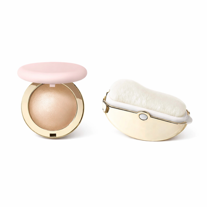 DewLuxe - Cheek Dewlight Highlighting Blush – Gold+Brush