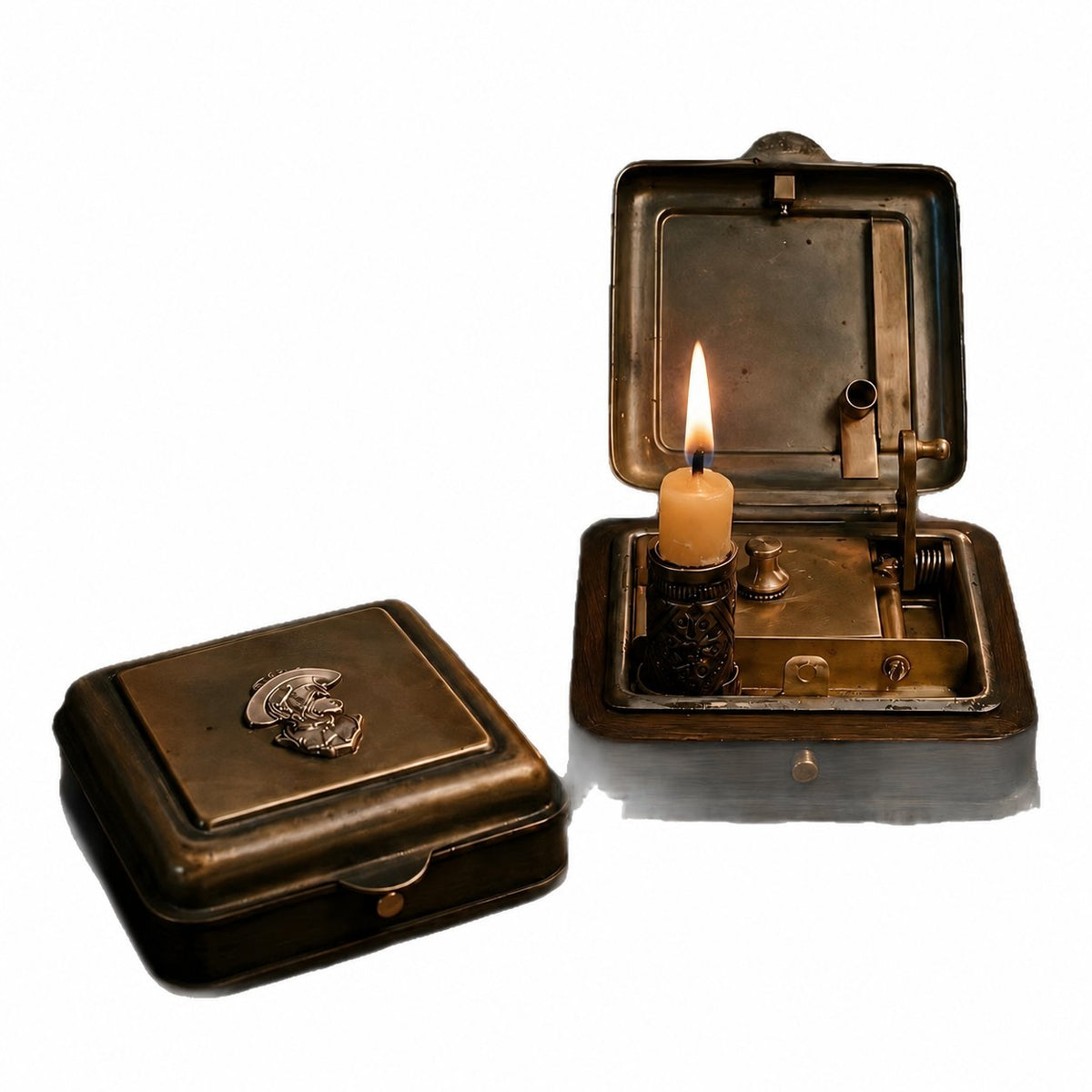 HeritageGlow – 19th Century Mechanical Candle Box – Buy 1