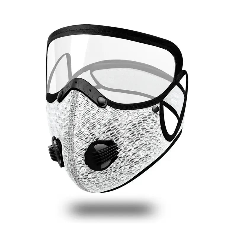 AirGuard – Reusable Carbon Filter Dust Mask – White