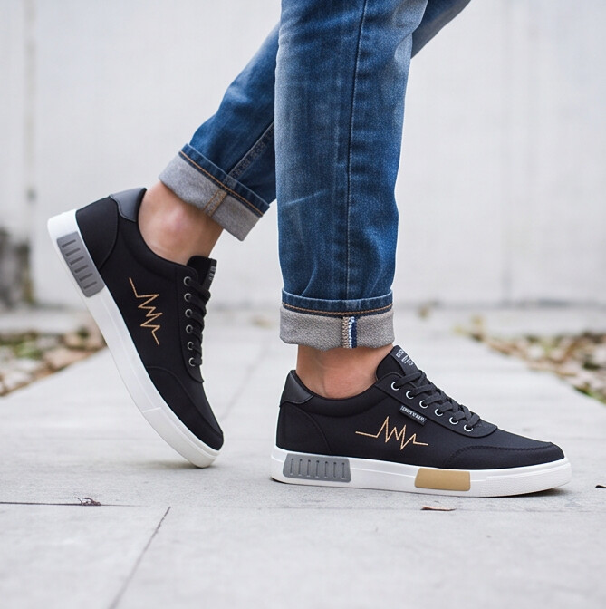 Pulseway — Canvas Sneaker with Heartbeat Detail – image 5