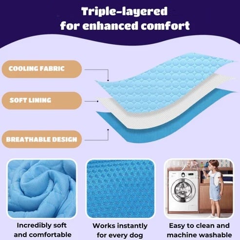 PawBreeze – Instant Cooling Pet Mat – image 2