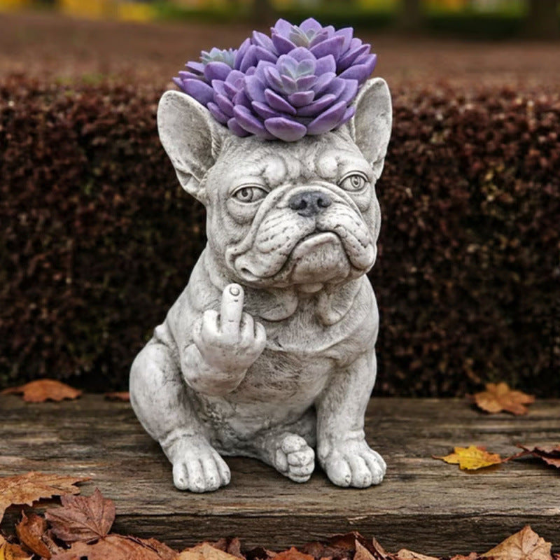 BullyPot - Decorative Dog Planter – C