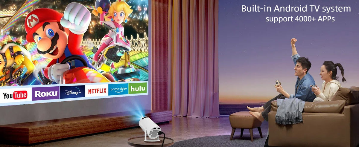 SkyBeam - Wireless Smart Game Projector – Big Screen Fun Anywhere – image 28