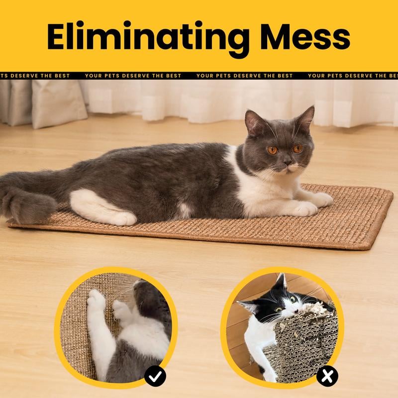 PawScratch – Natural Sisal Cat Scratch Pad – image 4