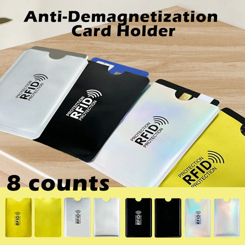 SecureShield – RFID Blocking Credit Card Protection Sleeves – Personal Pack（8PCS）