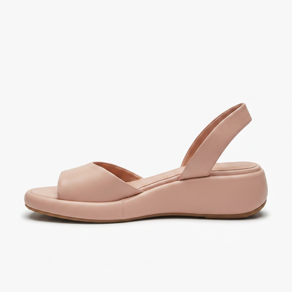 BandForm • Platform Sandal with Wide Strap – Blush / EU 35 / UK 2.5 / US 5.5