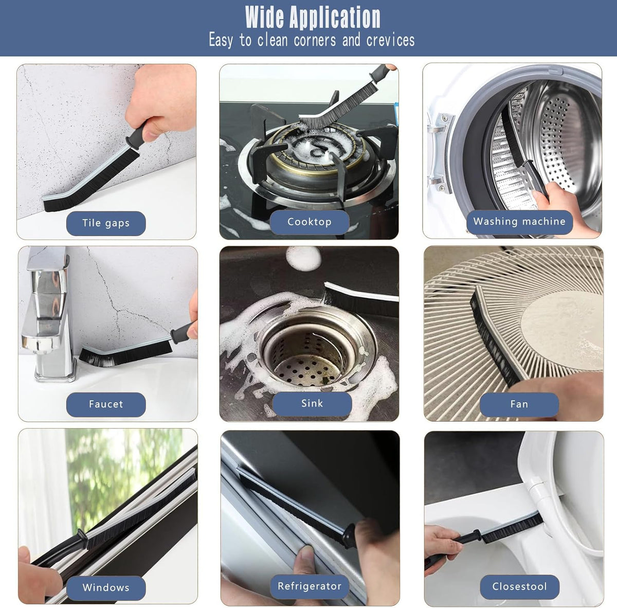 GrimeAway – Multi-Function Hard Bristle Brush Kit – image 6