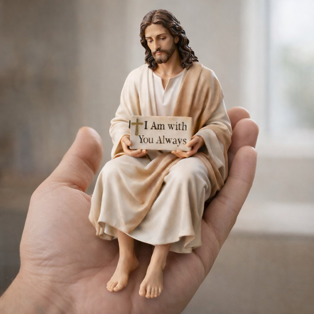BlessedAura – Handcrafted Jesus Reminder Statue – ️Jesus(16 in stock)