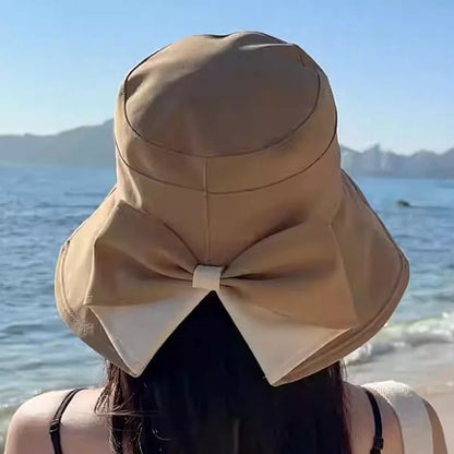BowBreeze – Elegant Sun Protective Wide Brim Hat – Khaki