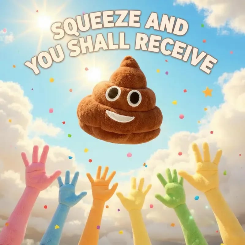 SqueezeBoo – Poop Plush Gag Toy – image 2