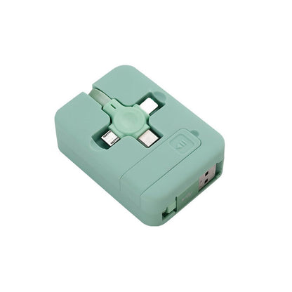 PowerNest – Multi Function Fast Charge Cable Organizer Box – Green