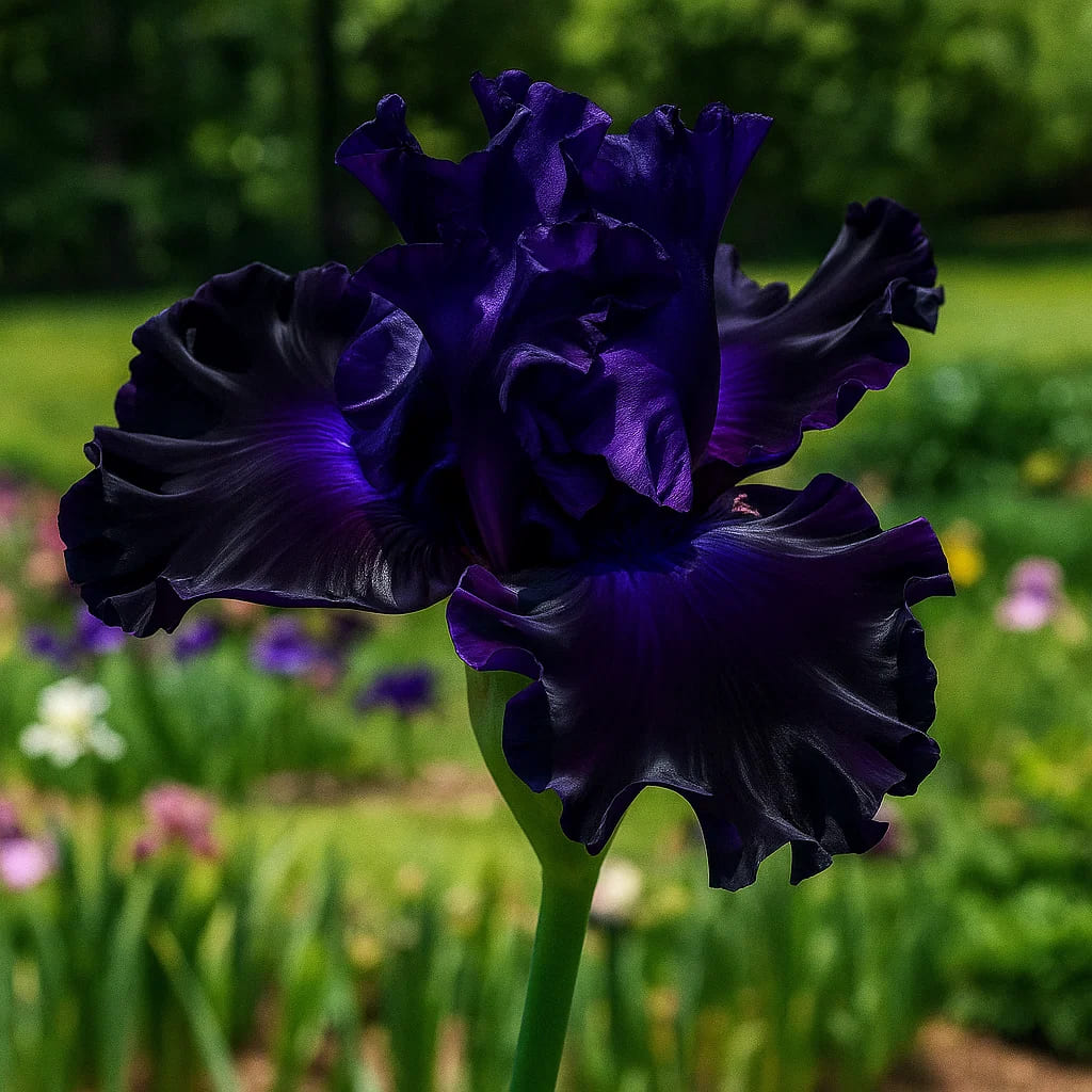 BloomAura – Exotic Tall Bearded Iris Flower – Phantom / 2 Iris Rhizomes