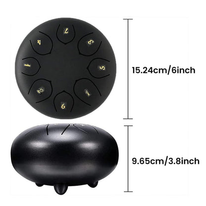 NatureBeat – Outdoor Steel Rain Drum with Finger Picks – image 7