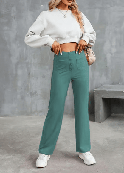 CargoFlex – Multi-Pocket Utility Pants – Green / S