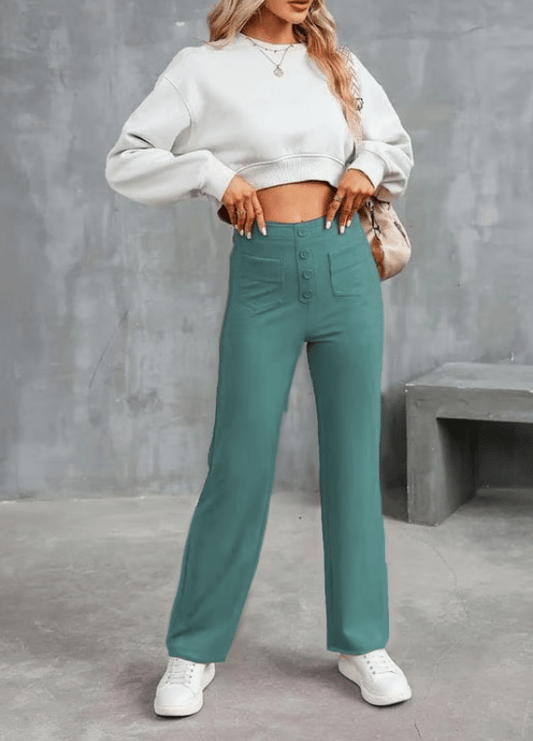 CargoFlex – Multi-Pocket Utility Pants – Green / S