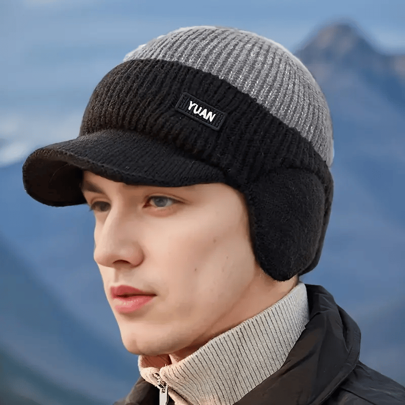 FrostGuard – Winter Knitted Earflap Hat for Men – image 10