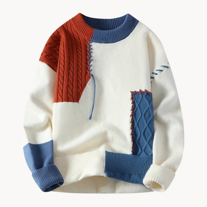 Cadence Crew Neck Sweater – Red / XS